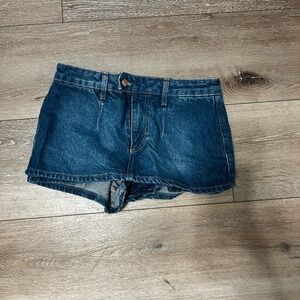 Free People We The Free Gallivanting Peekaboo Skort in Blue Rebel